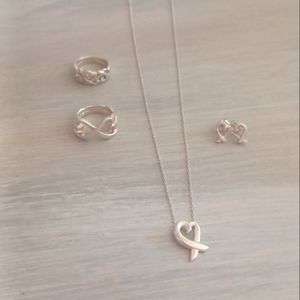 Tiffany & Co. Loving Heart SET- 4 pieces